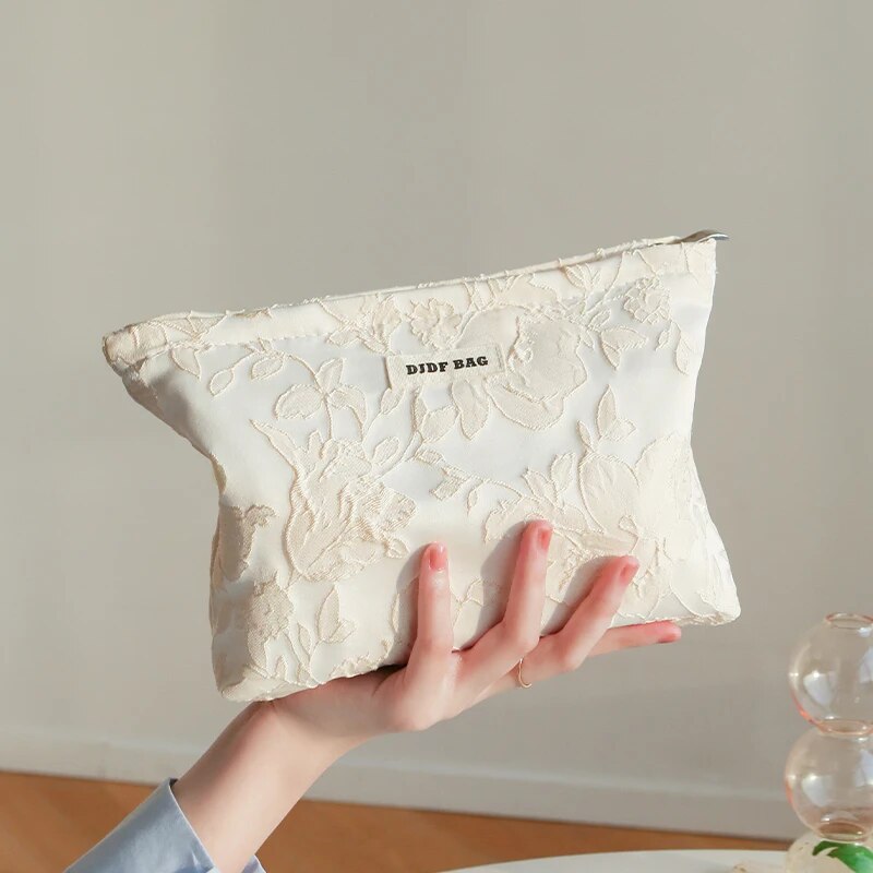 Nasiri bags™Polyester Cosmetic Bag | Large Capacity, Minimalist Design