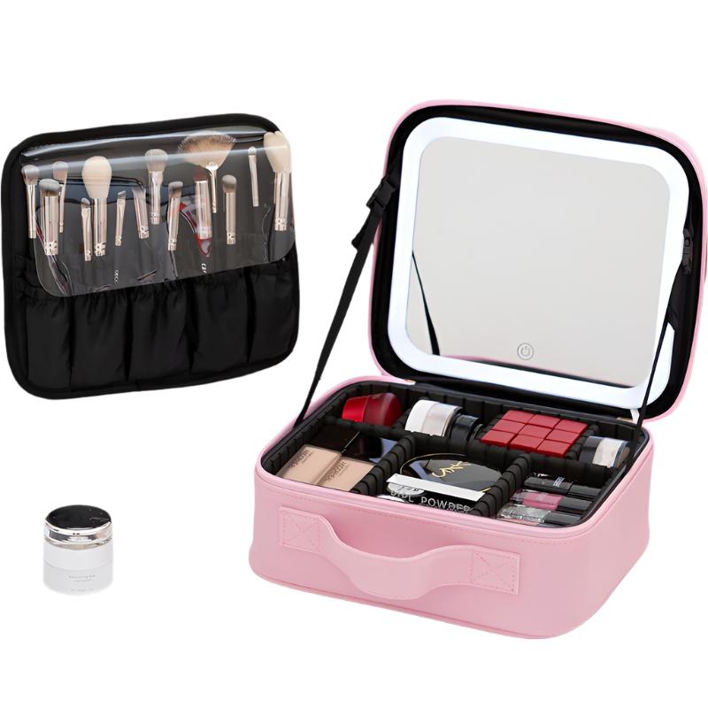 Nasiri bags™LED Makeup Bag for Women