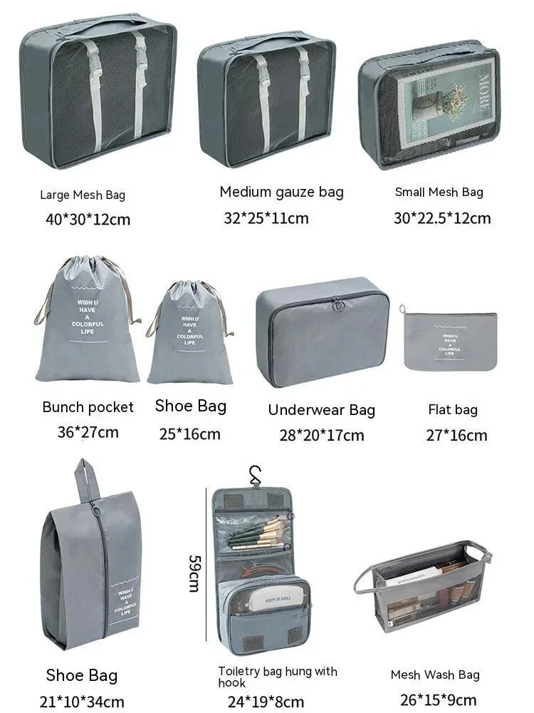 Nasiri Bags™7 /8/9/10 Pcs Bag Set