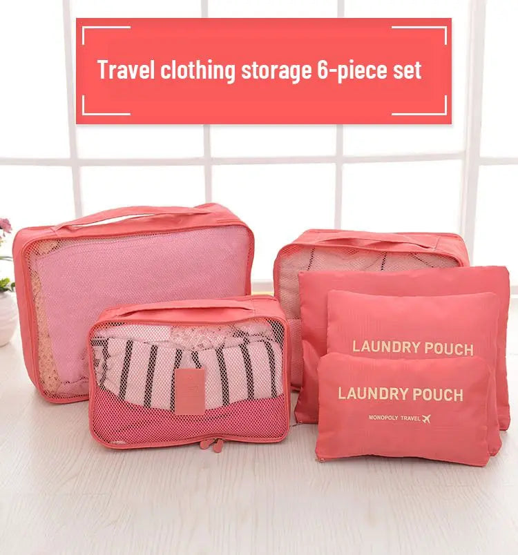 Nasiri bags™6-Piece Travel Storage Bag Set