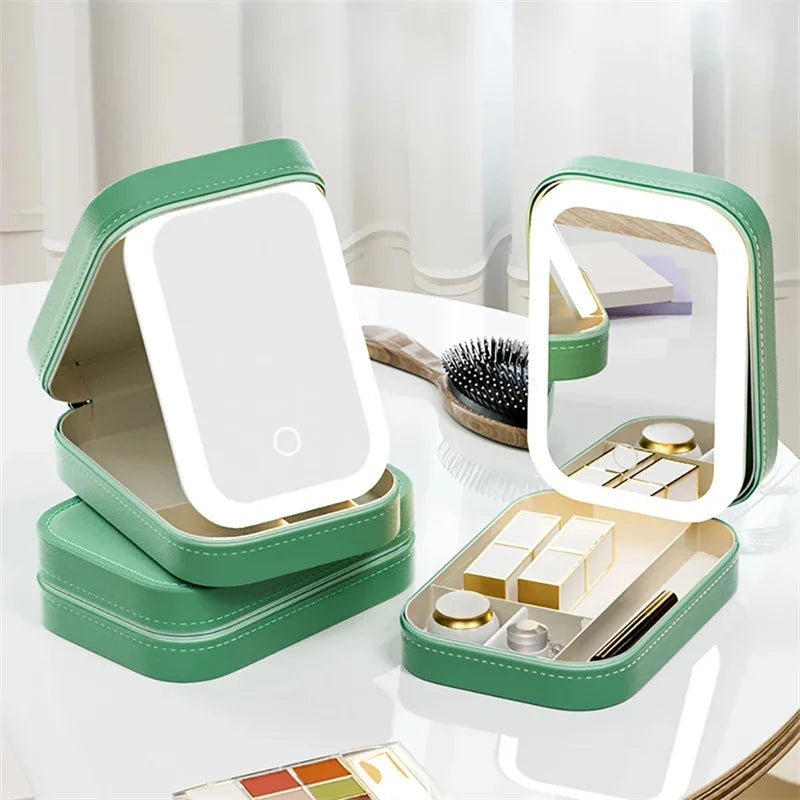 Nasiri Bags™Makeup Bag with Mirror