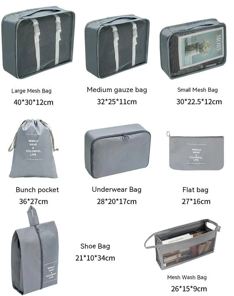 Nasiri Bags™7 /8/9/10 Pcs Bag Set