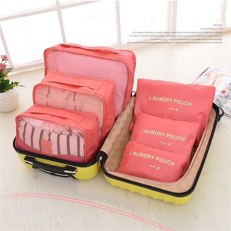 Nasiri bags™6-Piece Travel Storage Bag Set