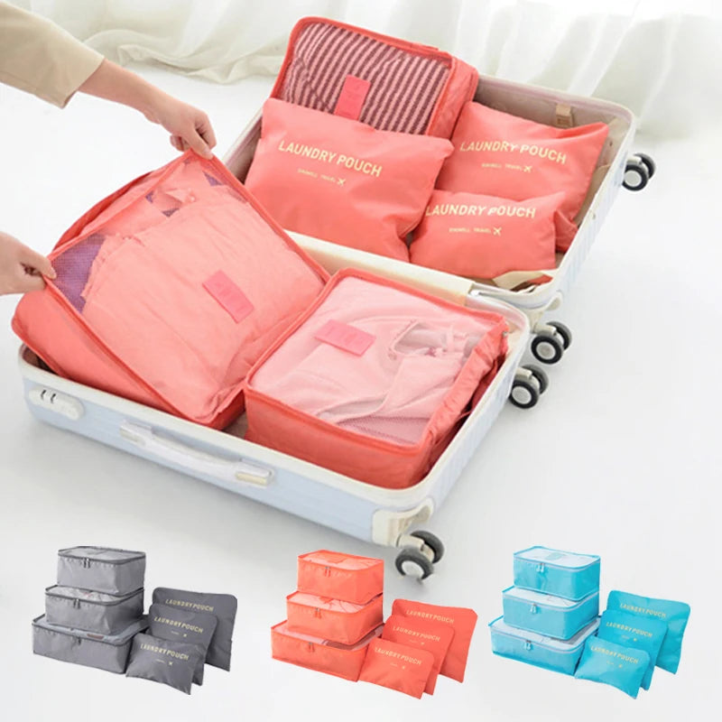 Nasiri bags™6-Piece Travel Storage Bag Set