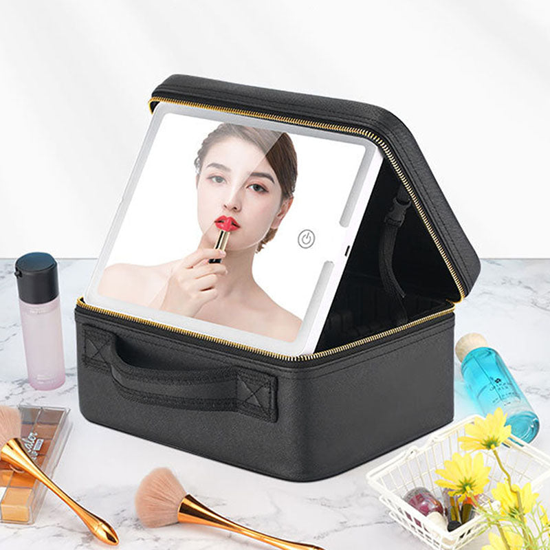 Nasiri bags™LED Makeup Bag for Women